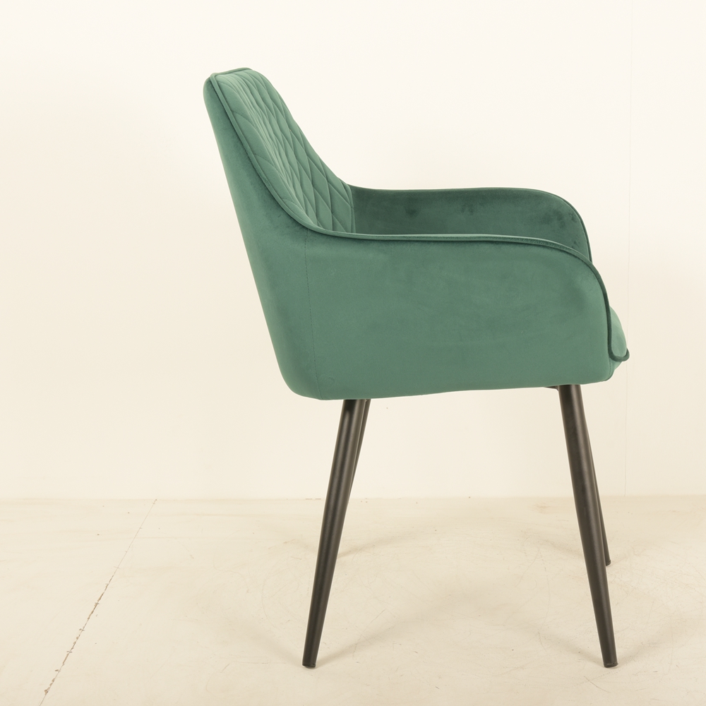 Nordic Style Sofa Home Furniture Soft Velvet Chair Restaurant Dining Chair