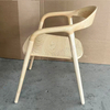 Hot Sale European Minimalist Style Stackable Chairs with Carved Panels Available Variety Colors. for Churches Restaurants Cafes