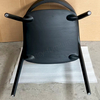 European Minimalist Style Stackable Chairs with Carved Panels Available Variety Colors. for Churches Restaurants Cafes