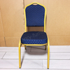 Factory Sale Wholesale Chinese Design Stackable Durable Fabric Banquet Chairs Customizable Logos Commercial Use Event Seating