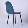Modern Velvet Dining Chair with Metal Legs Durable Upholstery for Home & Hotel Use
