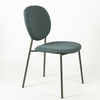 Hot Selling Linen Dining Chair, Ergonomic Backrest Upholstered Chair for Living Room & Cafe