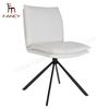 Wholesale Luxury Leisure Kitchen Restaurant Designer Chinese Gold Velvet Comfortable Dining Chair With Metal Legs Black