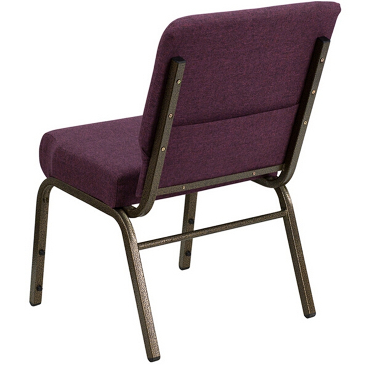 Colorful Purple Blue White Church Chairs