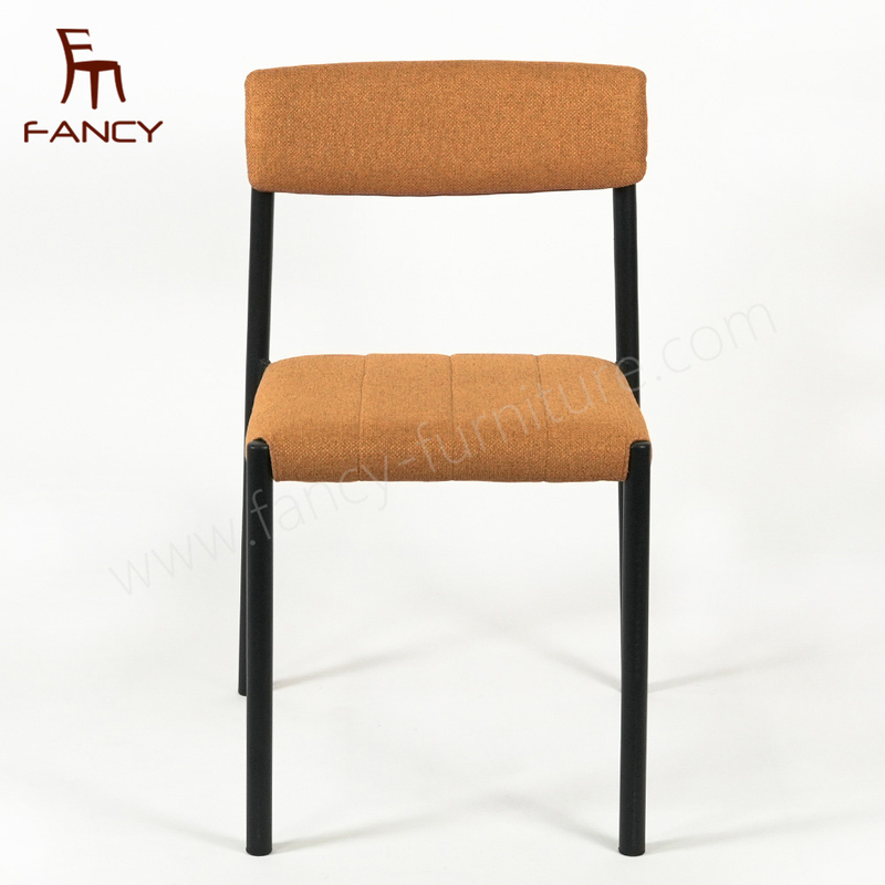Nordic Cafe Restaurant Dining Chairs Upholstered Fabric Velvet Dining Chairs Manufacturer Custom Design