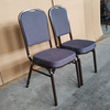 Iron Modern Design Stackable Stable Durable Solid Back Hotel Banquet Chair-Low Price Wholesale Factory Direct Supply