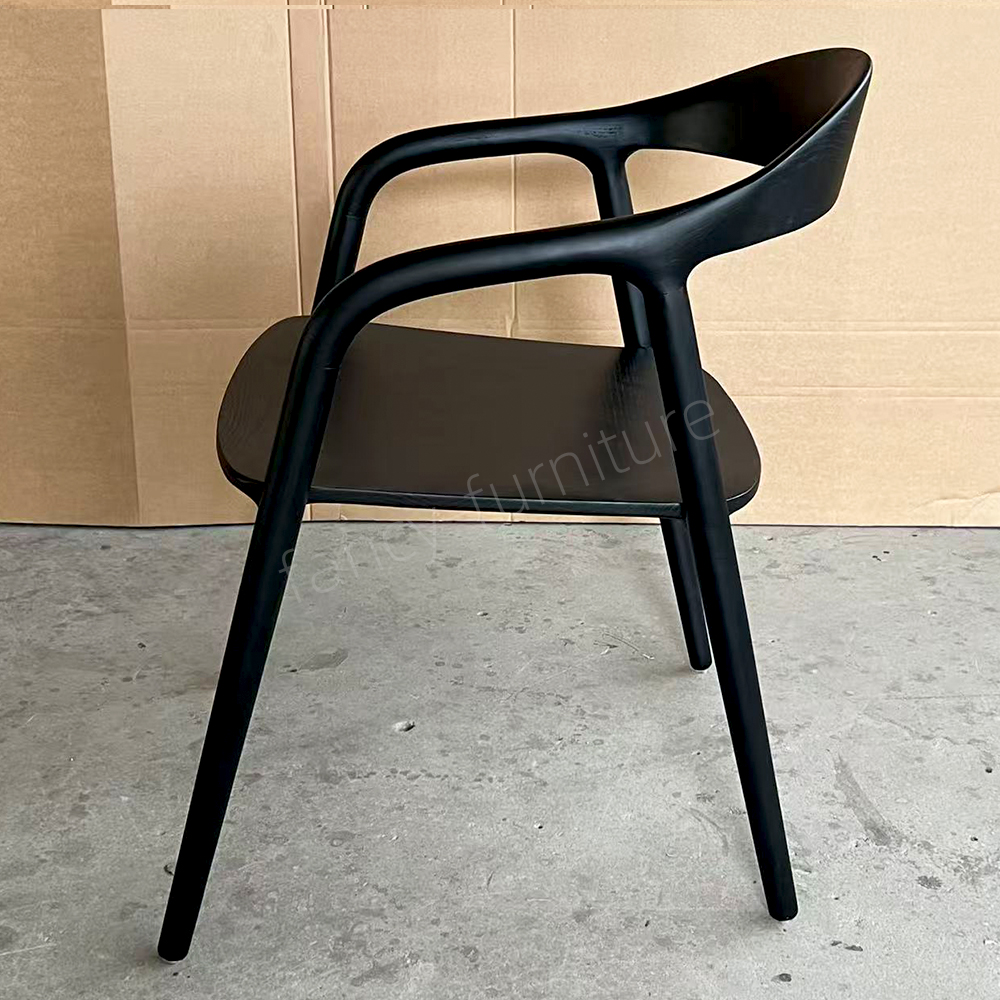 European Minimalist Style Stackable Chairs with Carved Panels Available Variety Colors. for Churches Restaurants Cafes