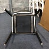 Black Finished Ash Wood Hiroshima Dining Chair with Soft Cushion, Minimalist Japanese Style Arm Chair for Home Use
