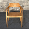 Bulk Supply European Style Hiroshima Ash Wood Dining Chair Durable And Ergonomic Modern Solid Wood Dining Chair for Dining Room