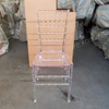 Stacking Plastic PC 7-Slat Modern Chiavari Dining Chair Backrest Durable Waterproof Portable Outdoor for Home Office Party