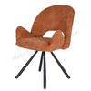Nordic Swivel 360 Degree Revolving Dining Chair with Cushion