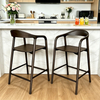Good Quality Solid Ash Wood Bar Stools, Machine-carved in One Piece by Shungite, Suitable for Restaurants And High-end Private Furniture.