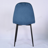 Modern Velvet Dining Chair with Metal Legs Durable Upholstery for Home & Hotel Use