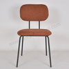 Factory Price Linen Fabric Dining Room Chair, Comfortable Padded Kitchen Chair for Restaurant