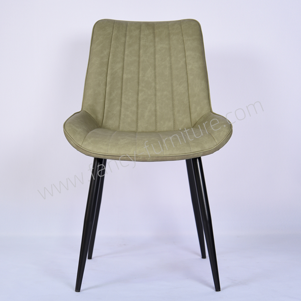 Wholesale Durable Comfortable Upholstered Dining Chair with Metal Legs Modern Design 2-Year Warranty