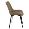Soft Upholstered Modern Dining Chair with Durable Metal Legs for Home & Hotel Use