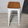 Stackable Durable Metal Industrial Antique Bar Stool for Home Bar And Restaurant Use with 2-Year Warranty