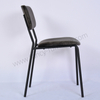 Modern Nordic Velvet Upholstered Dining Chair, Black Ripple Metal Legs Luxury Dining Room Furniture, Suitable for Home Hotel Restaurant Banquet Cafe Coffee Shop
