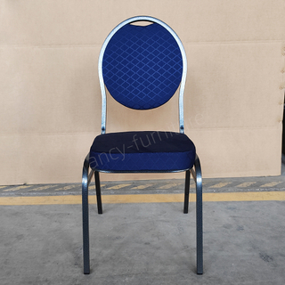 Modern Elegant Durable Stackable Iron Banquet Chair Stable Metal Structure for Hotel Restaurant Wedding Party Outdoor Indoor Event Use