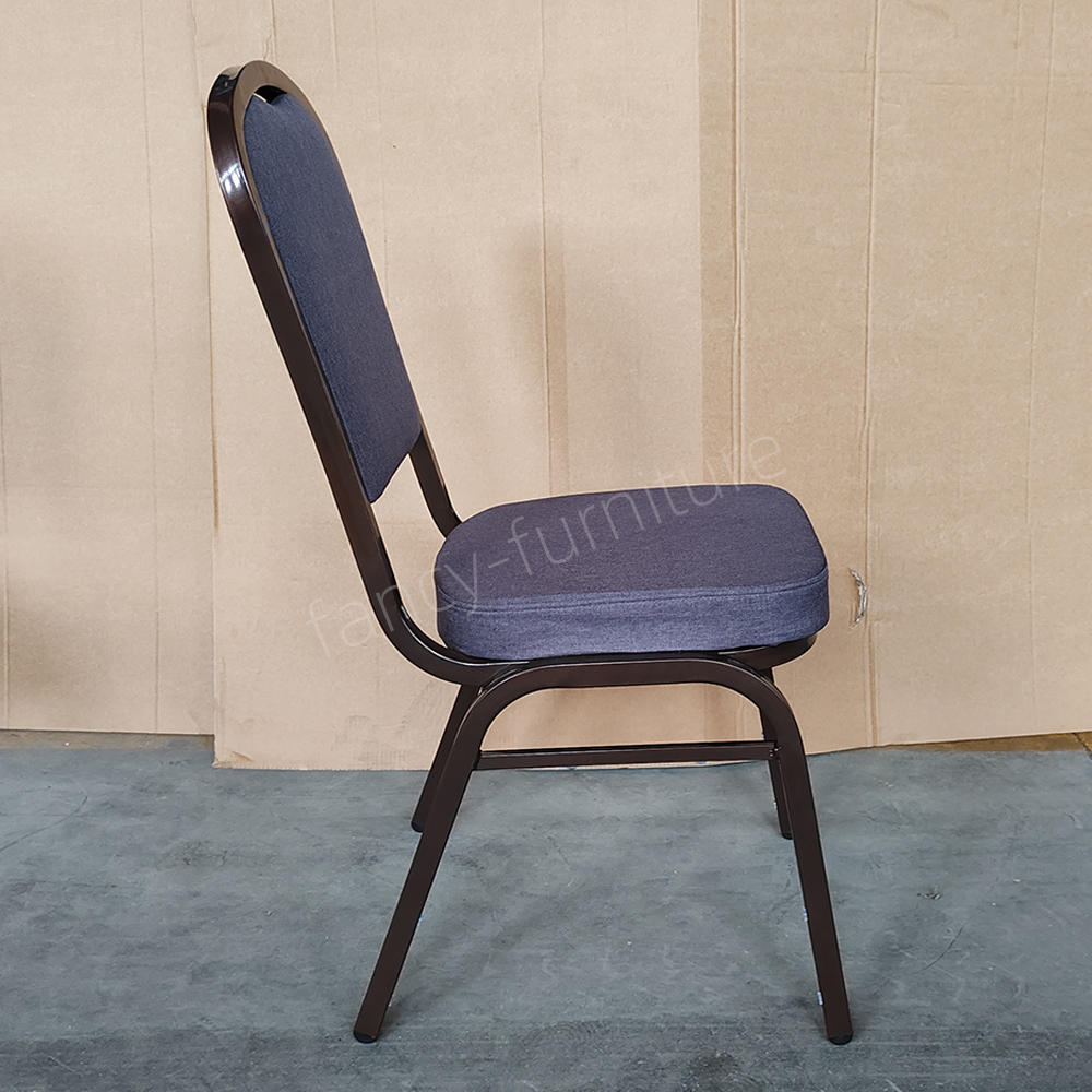 Iron Modern Design Stackable Stable Durable Solid Back Hotel Banquet Chair-Low Price Wholesale Factory Direct Supply