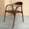 Our Factory Sells European-style Minimalist Ash Wood Chairs with Carved Panels, Available in A Variety of Colors. Suitable for Restaurants, Cafes, And Other Similar Establishments.