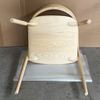 Hot Sale European Minimalist Style Stackable Chairs with Carved Panels Available Variety Colors. for Churches Restaurants Cafes