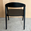 European Minimalist Style Stackable Chairs with Carved Panels Available Variety Colors. for Churches Restaurants Cafes