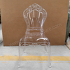 Modern Clear Plastic Dining Chair-Durable Waterproof Portable for Home Hotel & Outdoor Use