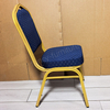 Factory Sale Wholesale Chinese Design Stackable Durable Fabric Banquet Chairs Customizable Logos Commercial Use Event Seating