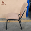 Wholesale Church Chairs Cheap Stackable Cover Fabric Interlocking Metal Church Chair