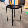 Wholesale Home Side Table, Metal Construction with Raised Tray, Durable & Lightweight, Ideal for Living Room Decoration
