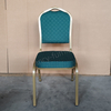 Wholesale Cheap Price Modern Iron Stackable Durable Stable Solid Back Indoor Use Dining Banquet Chair for Hotel