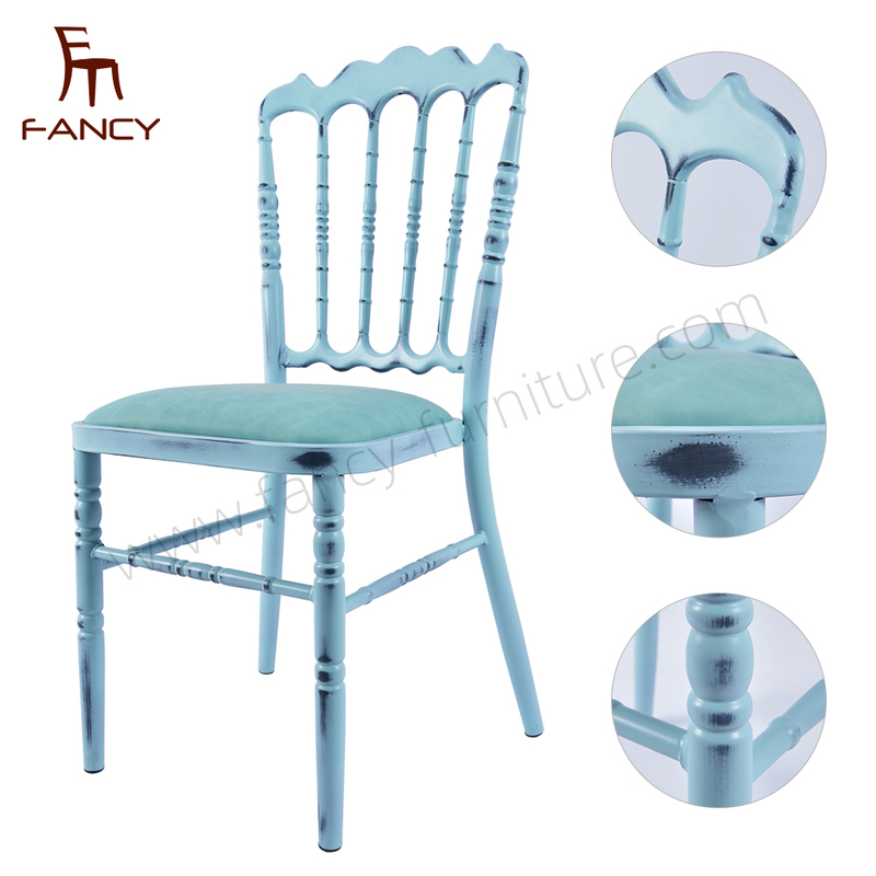 Factory Sale Antique Metal Wedding Chairs Durable Iron Hotel Furniture for Farmhouse Party Home Office Factory Sale