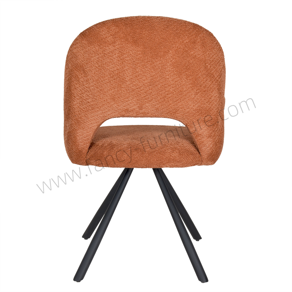 Nordic Swivel 360 Degree Revolving Dining Chair with Cushion