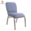 Modern Metal Hotel Furniture Iron Steel Interlocking Padded Auditorium Stack Church Chair