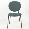 Hot Selling Linen Dining Chair, Ergonomic Backrest Upholstered Chair for Living Room & Cafe
