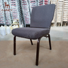 Useding Cheap Metal Church Chair Wholesale Upholstered Used Auditorium Rental Wedding Chairs for Church