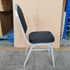 Used Iron Banquet Chairs Sale Modern Commercial Gold Metal Legs Fabric Hotel Wedding Stackable Factory Direct Supply