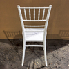 Stacking Plastic PP 7-Slat Modern Chiavari Dining Chair Backrest Durable Waterproof Portable Outdoor for Home Office Party