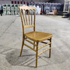 Elegant Gold Napoleon Chiavari Chair Stackable Durable Chair for Wedding Venues Banquet Halls & Bulk Event Rental Orders