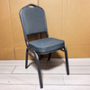 Hot Set Wholesale Chinese Design Stackable Durable Fabric Banquet Chairs Customizable Logos Commercial Use Event Seating