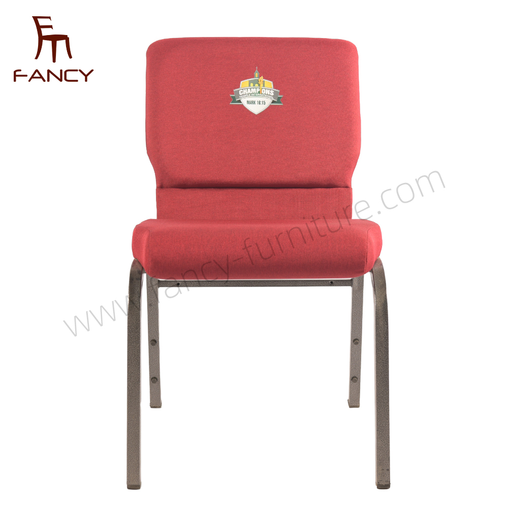 Church Chairs Metal Stackable Church Chairs for Sale Accept Customized Logo