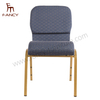 Wholesale Cheap Price Stackable Metal Interlocking Blue Church Chair