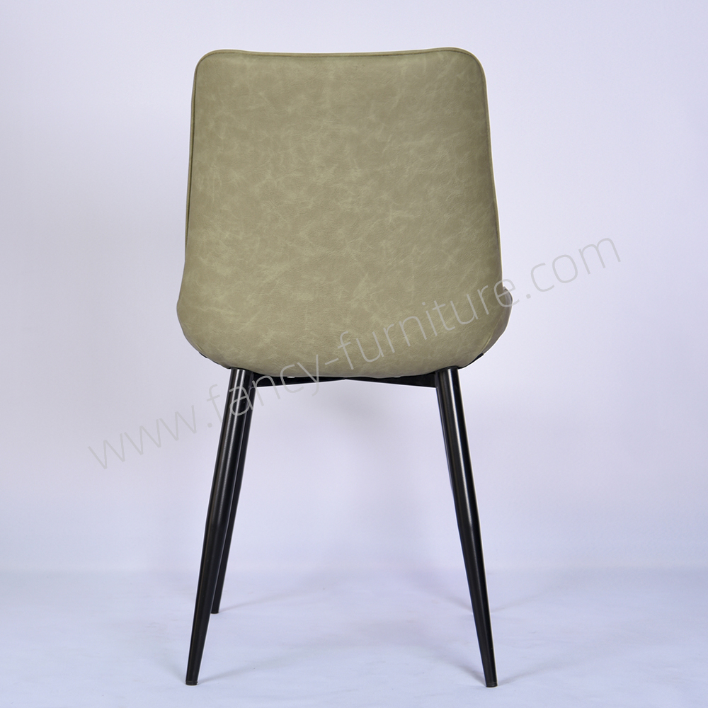 Wholesale Durable Comfortable Upholstered Dining Chair with Metal Legs Modern Design 2-Year Warranty