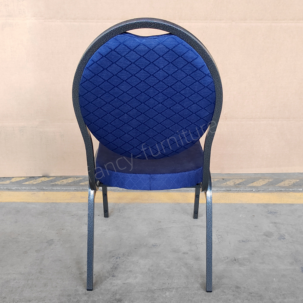 Modern Elegant Durable Stackable Iron Banquet Chair Stable Metal Structure for Hotel Restaurant Wedding Party Outdoor Indoor Event Use