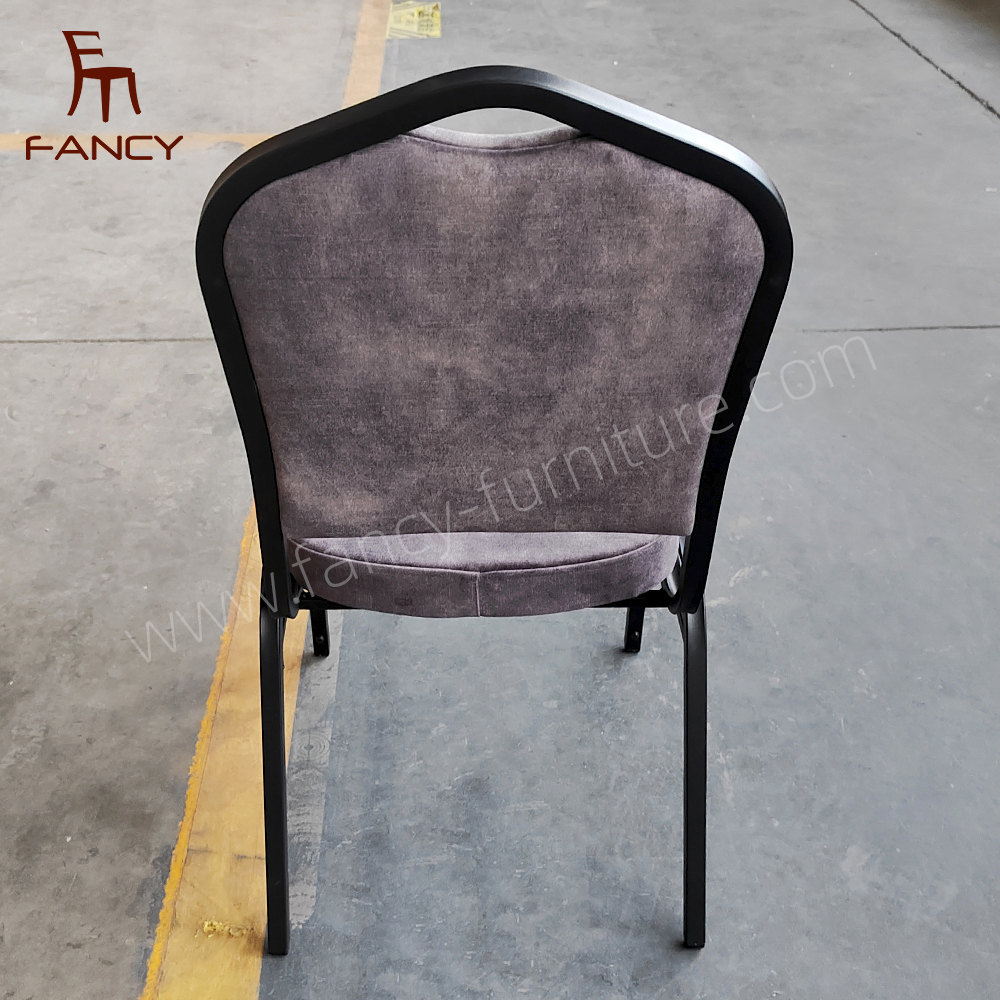 Banquet Chairs Stackable Conference Modern Commercial Gold Metal Legs Fabric Hotel Wedding Stable