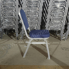 High Quality Modern Design Metal Banquet Chair for Wedding Reception for Restaurant Hotel Church with High Density Sponge