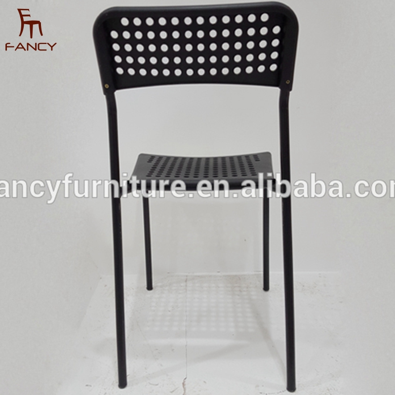 White Modern Plastic Dining Chair