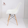 Hot Sale Leisure Chair With Armrest Metal Leg PP Dining Arm Chair 