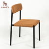 Nordic Cafe Restaurant Dining Chairs Upholstered Fabric Velvet Dining Chairs Manufacturer Custom Design